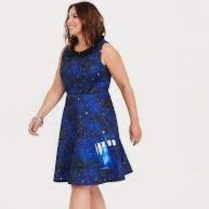 Torrid Doctor Who Skater Dress (size 0)